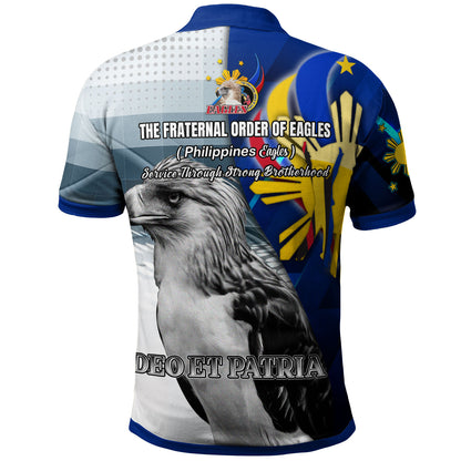 Philippines Polo Shirt - Philippines Eagles Curve Style