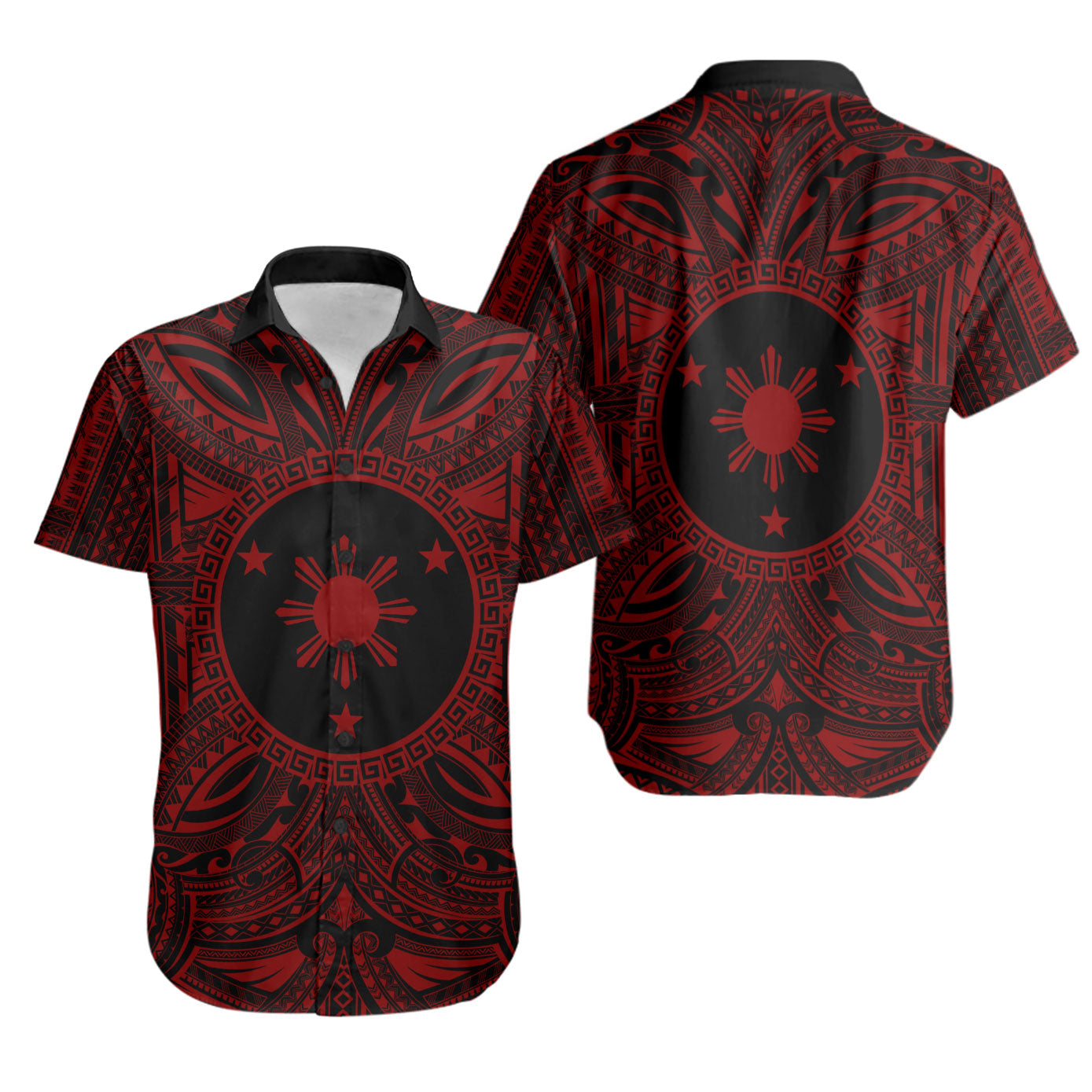 Philippines Short Sleeve Shirt - Philippines Sun Style
