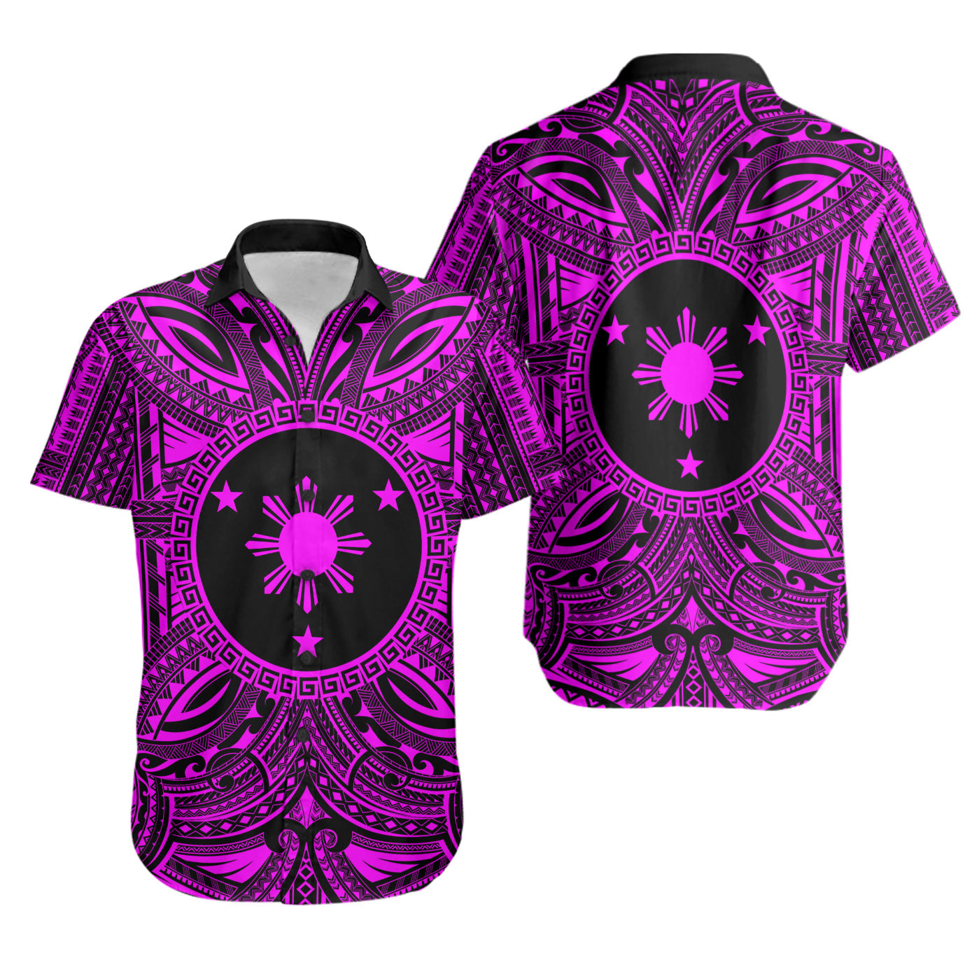 Philippines Short Sleeve Shirt - Philippines Sun Style