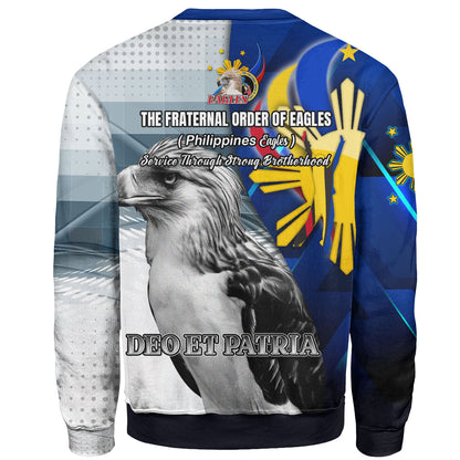 Philippines Sweatshirt - Philippines Eagles Curve Style