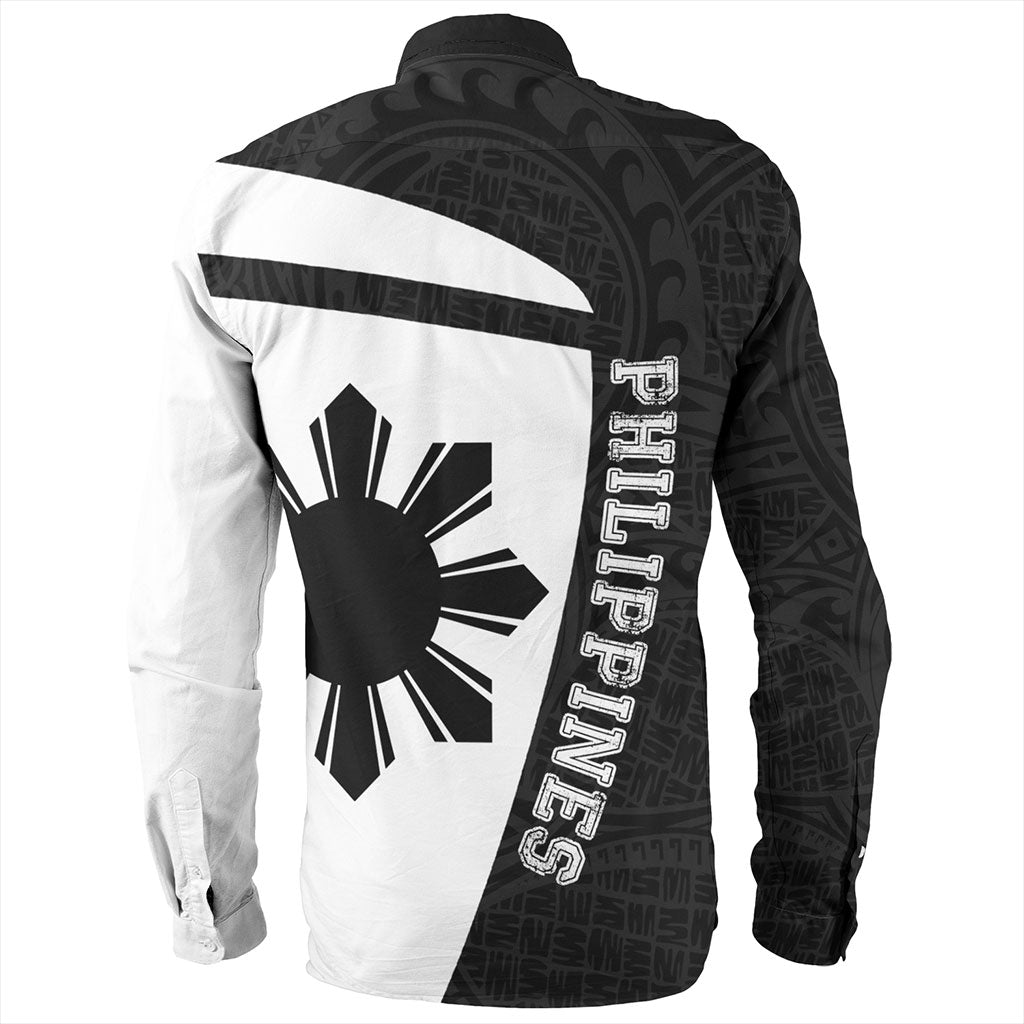 Philippines Filipinos Long Sleeve Shirt Tribal Spring Style