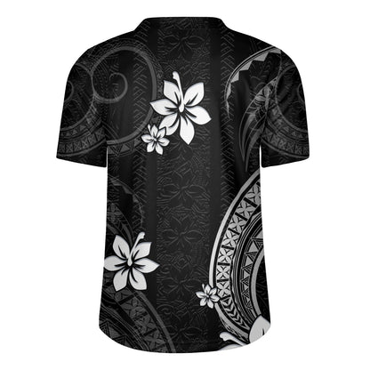 Philippines Filipinos Rugby Jersey Philippines White Hibiscus Flowers Tribal Pattern