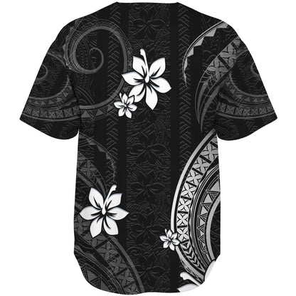 Philippines Filipinos Baseball Shirt Philippines White Hibiscus Flowers Tribal Pattern