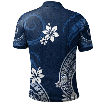 Philippines Filipinos Polo Shirt Philippines White Hibiscus Flowers Tribal Pattern