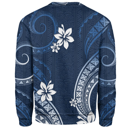 Philippines Filipinos Sweatshirt Philippines White Hibiscus Flowers Tribal Pattern