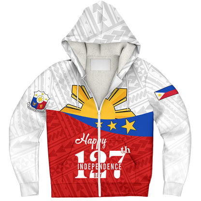 Philippines Filipinos Sherpa Hoodie Happy Independence Day