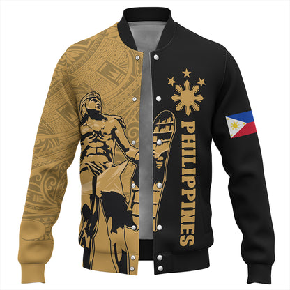 Philippines Filipinos Baseball Jacket Lapu Lapu Star Tribal
