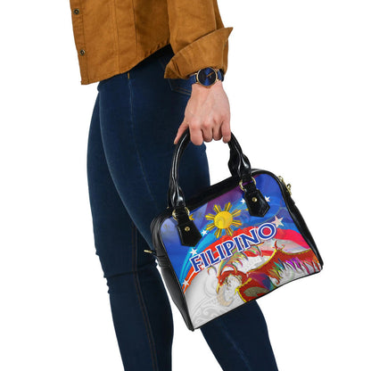 Philippines Filipinos Shoulder Handbag Sarimanok Maranao With Filipino Flag Design