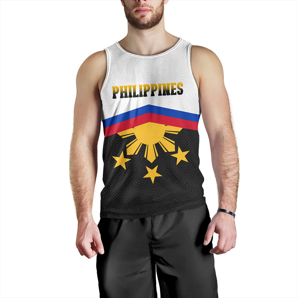 Philippines Filipinos Tank Top Sport Style Pattern Yakan Fabric