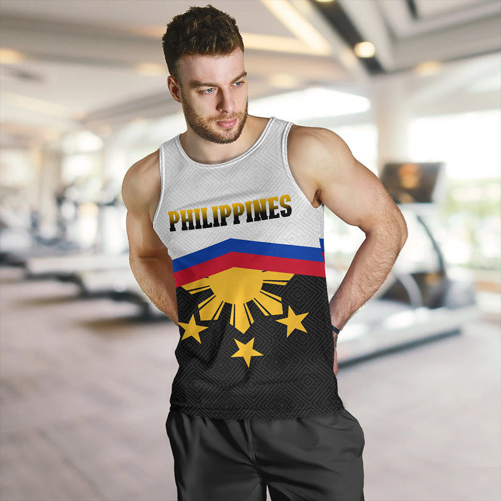 Philippines Filipinos Tank Top Sport Style Pattern Yakan Fabric