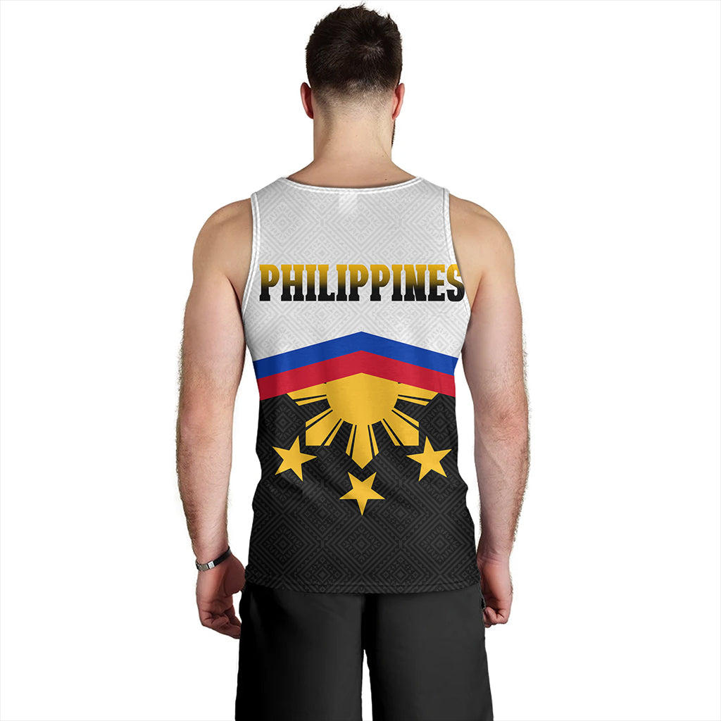 Philippines Filipinos Tank Top Sport Style Pattern Yakan Fabric