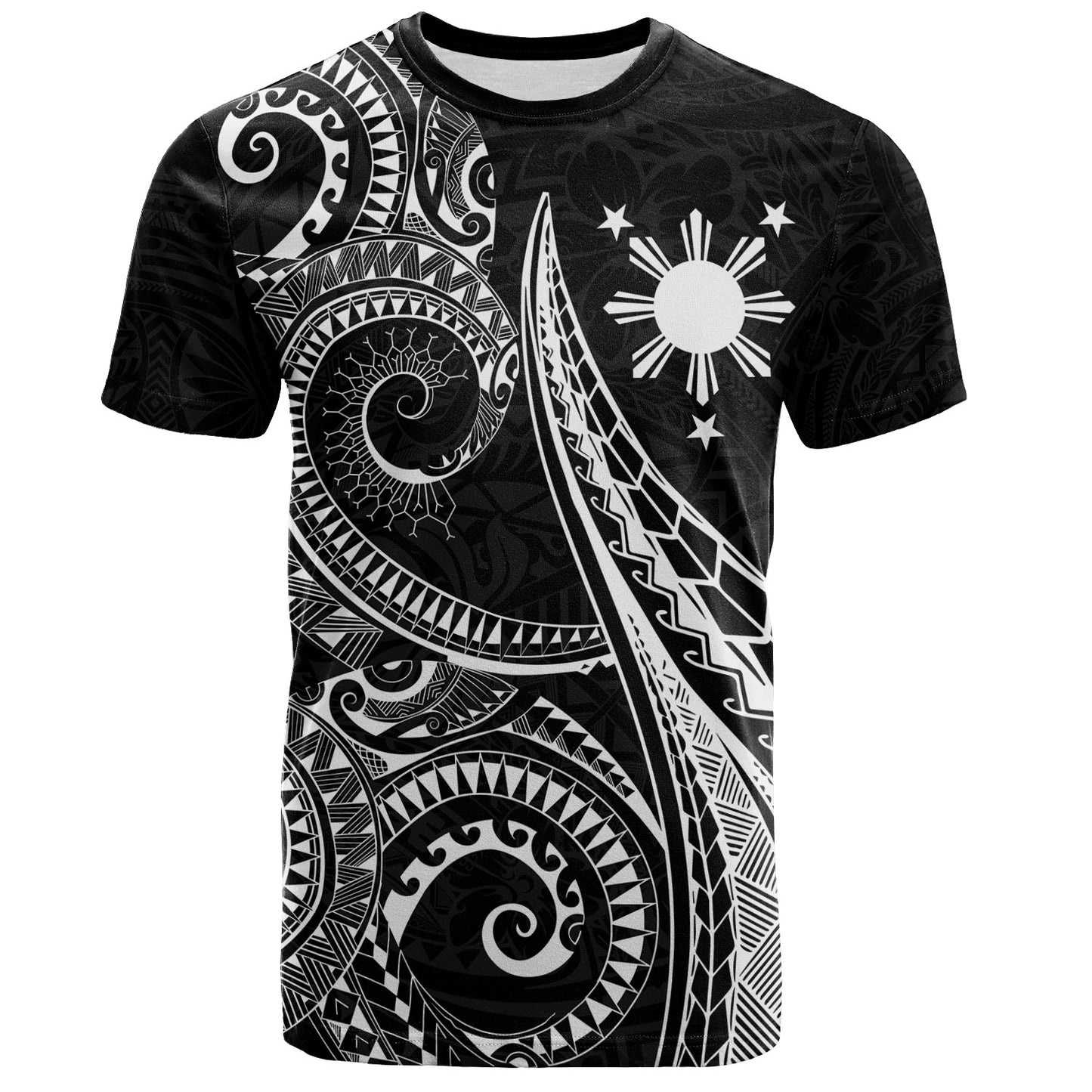 Philippines Filipinos T-Shirt Tattoo Polynesian Inspired Design