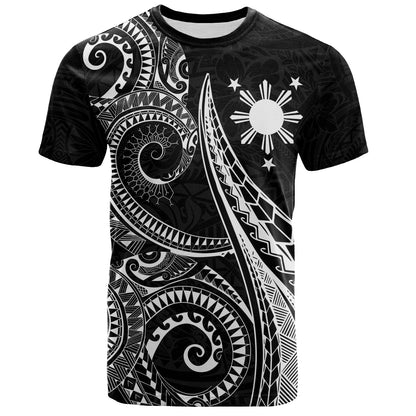 Philippines Filipinos T-Shirt Tattoo Polynesian Inspired Design
