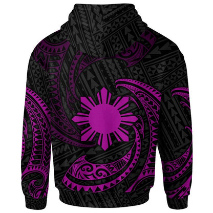 Philippines Hoodie - Gold Tribal Wave