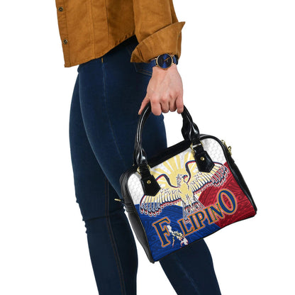 Philippines Filipinos Nation Birds With Sun And Stars Style Shoulder Handbags
