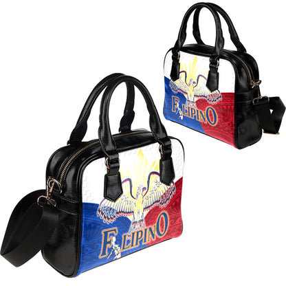Philippines Filipinos Nation Birds With Sun And Stars Style Shoulder Handbags