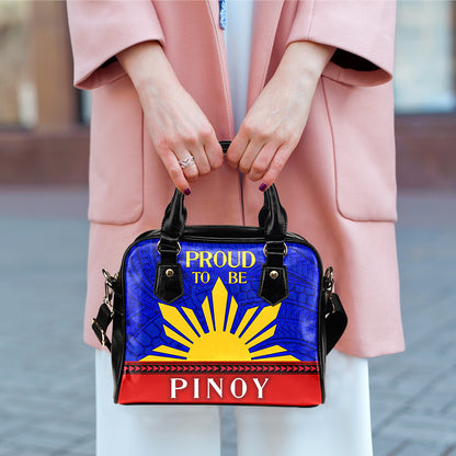 Philippines Filipinos Sun And Stars Style Shoulder Handbag