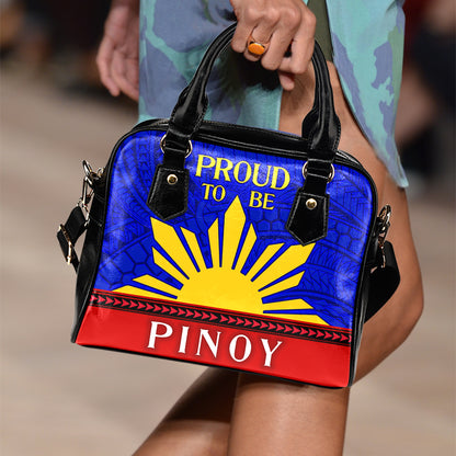 Philippines Filipinos Sun And Stars Style Shoulder Handbag