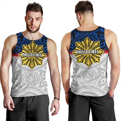 Philippines Tank Top Filipino Tribal Sun Flag