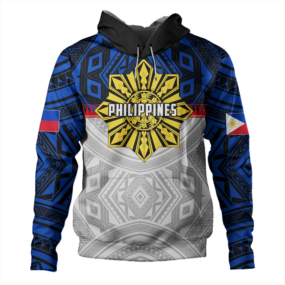 Philippines Hoodie Filipino Tribal Sun Flag