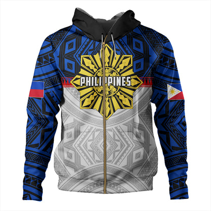 Philippines Hoodie Filipino Tribal Sun Flag