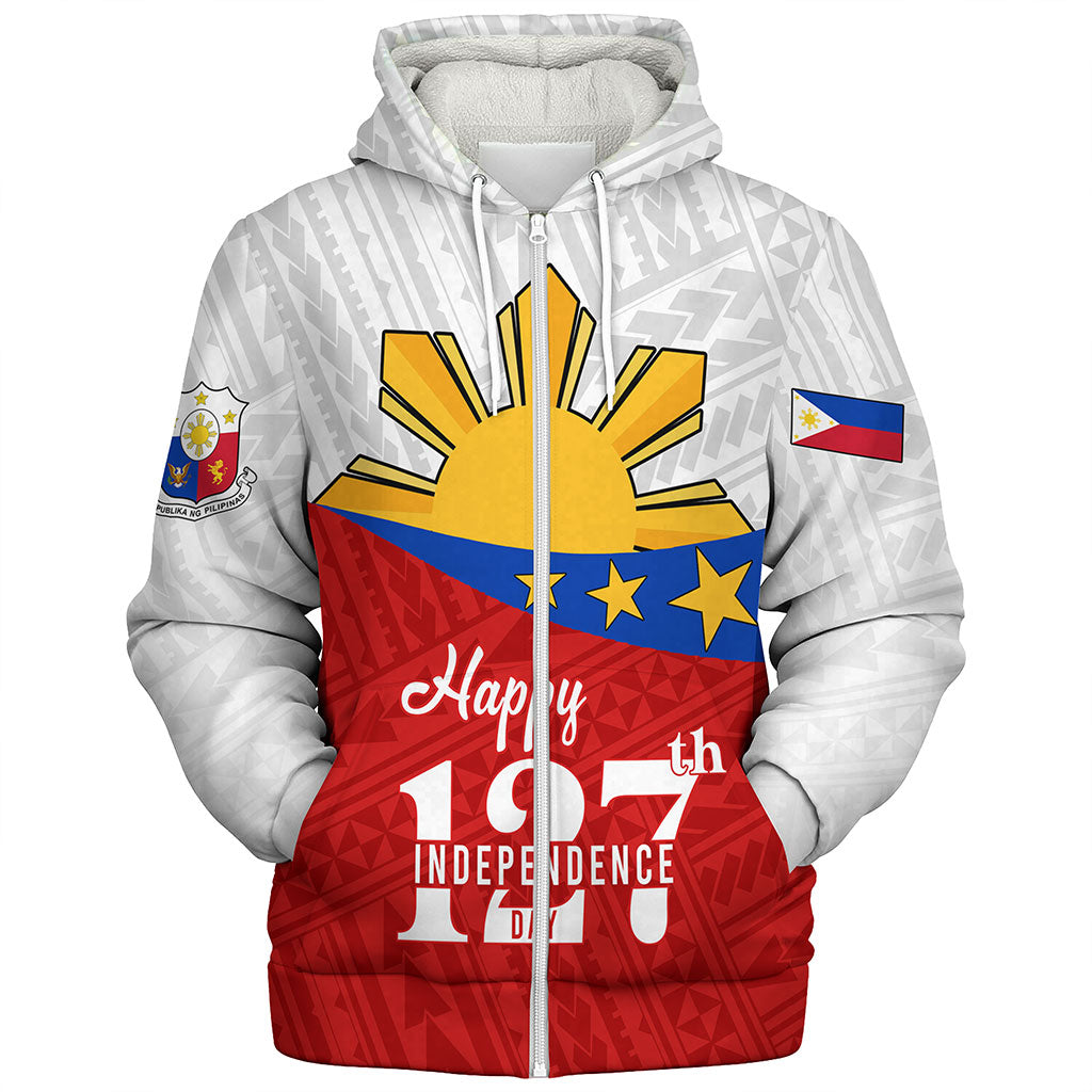 Philippines Filipinos Sherpa Hoodie Happy Independence Day