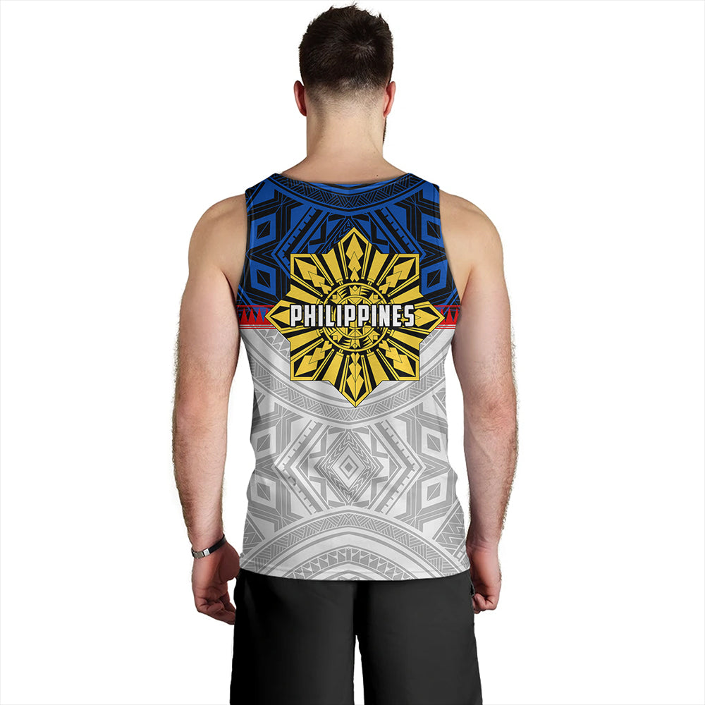 Philippines Tank Top Filipino Tribal Sun Flag