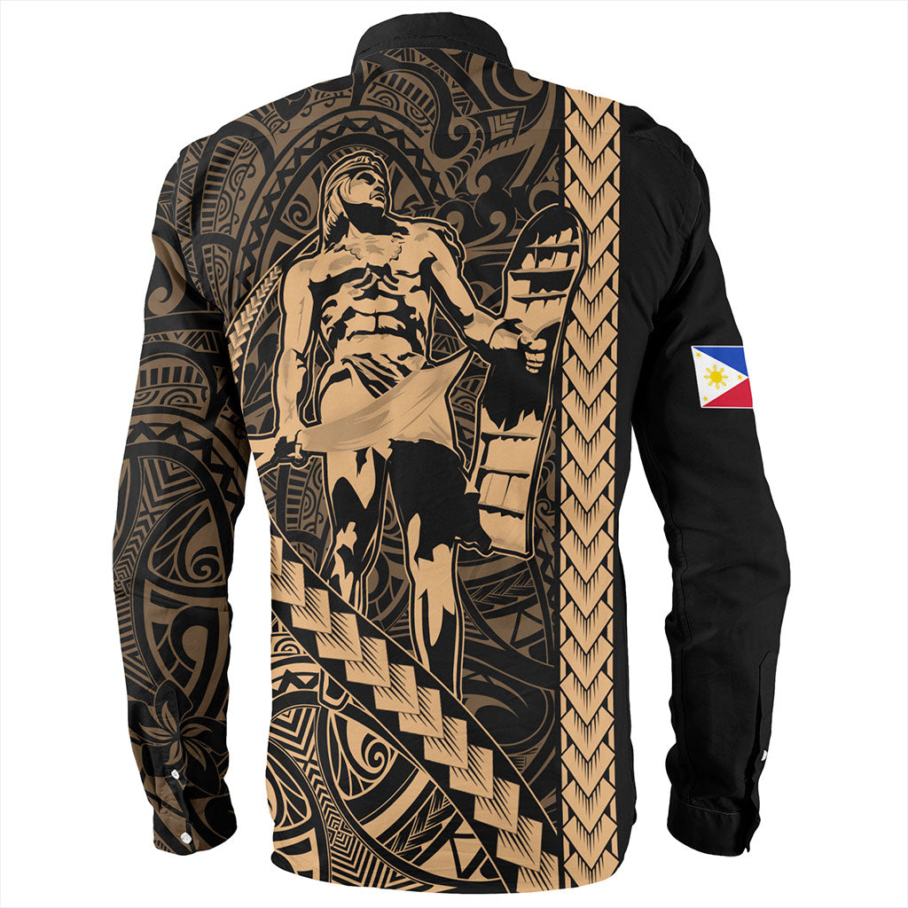 Philippines Filipinos Long Sleeve Shirt Tribal Polynesia Lapu Lapu