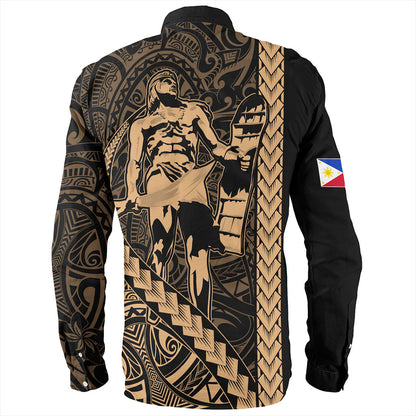 Philippines Filipinos Long Sleeve Shirt Tribal Polynesia Lapu Lapu