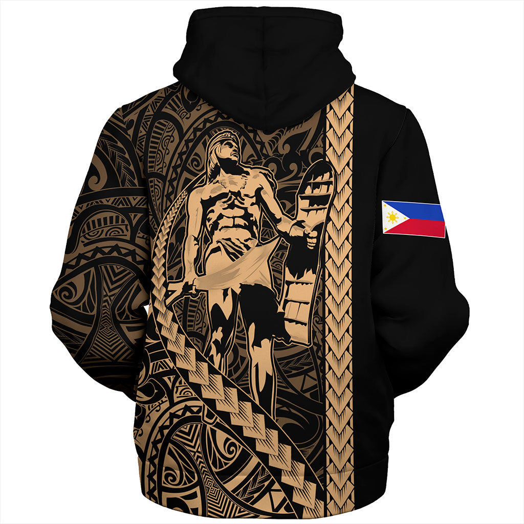 Philippines Filipinos Sherpa Hoodie Tribal Polynesia Lapu Lapu