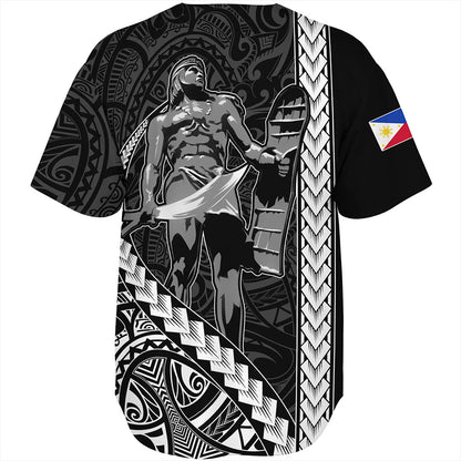 Philippines Filipinos Baseball Shirt Tribal Polynesia Lapu Lapu