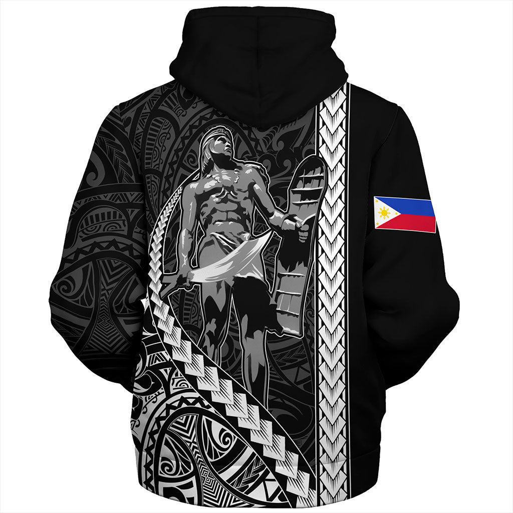 Philippines Filipinos Sherpa Hoodie Tribal Polynesia Lapu Lapu