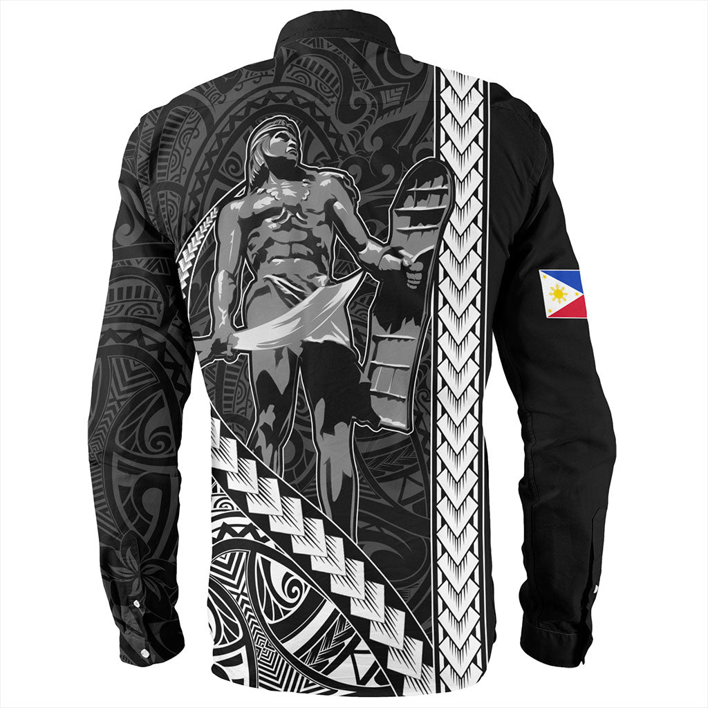 Philippines Filipinos Long Sleeve Shirt Tribal Polynesia Lapu Lapu