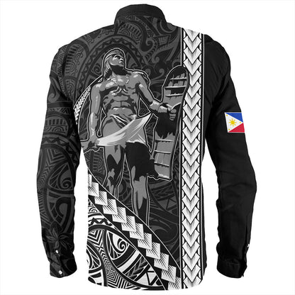Philippines Filipinos Long Sleeve Shirt Tribal Polynesia Lapu Lapu