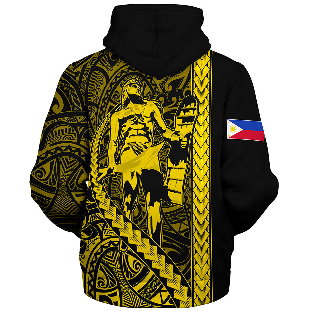 Philippines Filipinos Sherpa Hoodie Tribal Polynesia Lapu Lapu