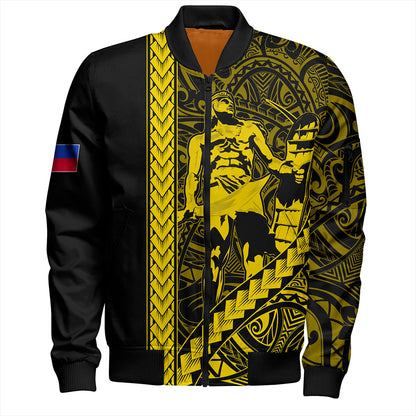 Philippines Filipinos Bomber Jacket Tribal Polynesia Lapu Lapu