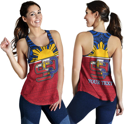 Philippines Filipinos Custom Personalised Women Tank San Diego Tribal Patterns Style