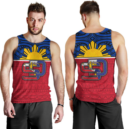 Philippines Filipinos Custom Personalised Tank Top San Diego Tribal Patterns Style