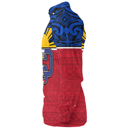 Philippines Filipinos Custom Personalised Long Sleeve Shirt San Diego Tribal Patterns Style