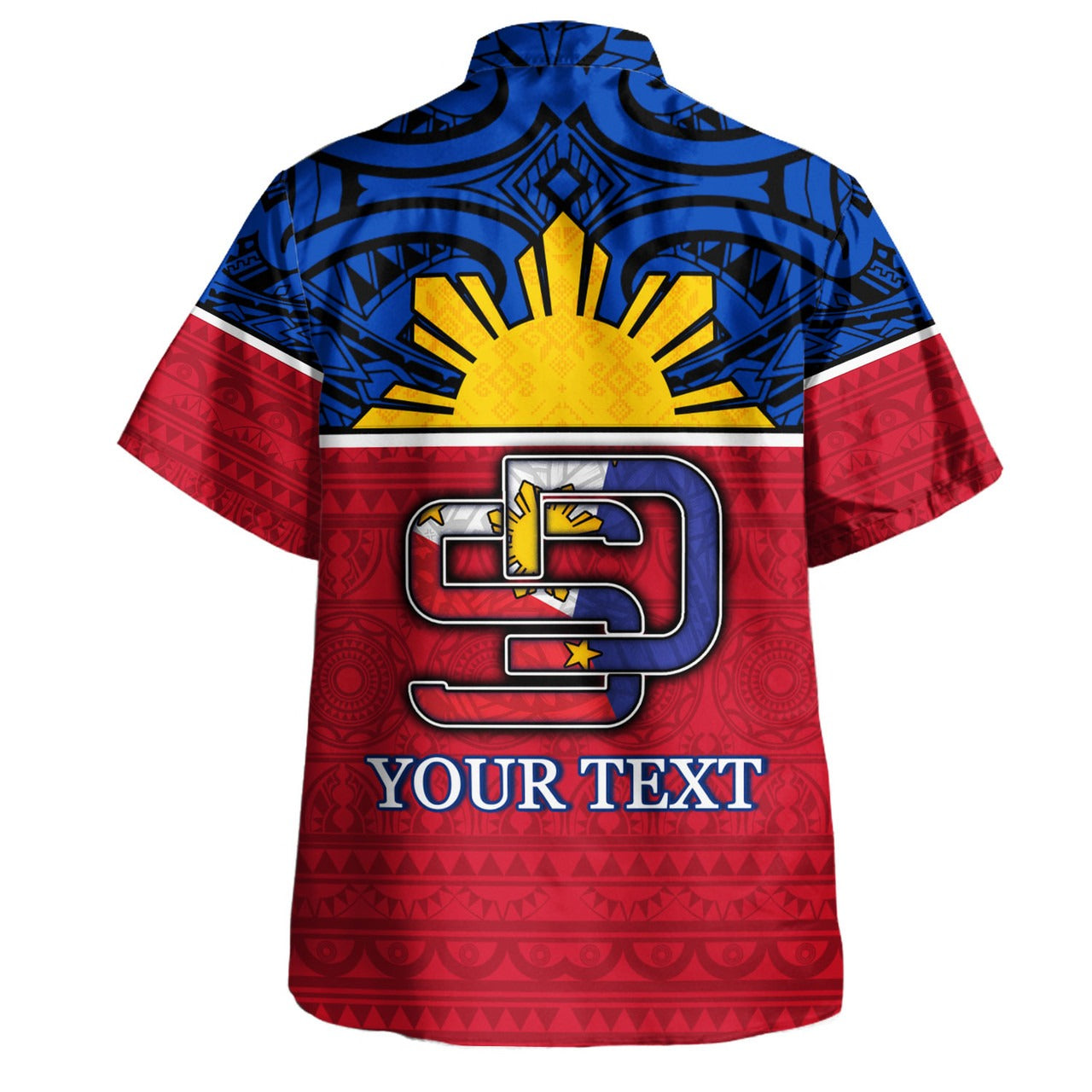 Philippines Filipinos Custom Personalised Hawaiian Shirt San Diego Tribal Patterns Style