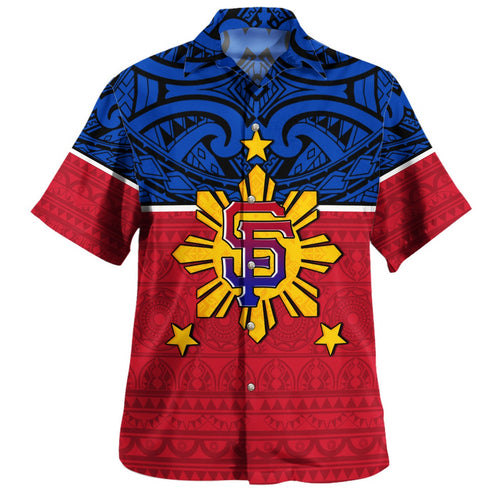 Philippines Filipinos Custom Personalised Hawaiian Shirt San Francisco Tribal Patterns Style