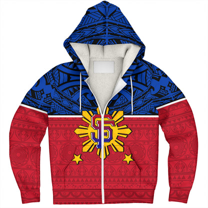 Philippines Filipinos Custom Personalised Sherpa Hoodie San Francisco Tribal Patterns Style