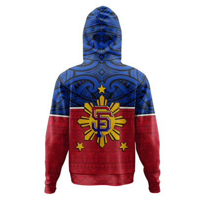 Philippines Filipinos Custom Personalised Hoodie San Francisco Tribal Patterns Style
