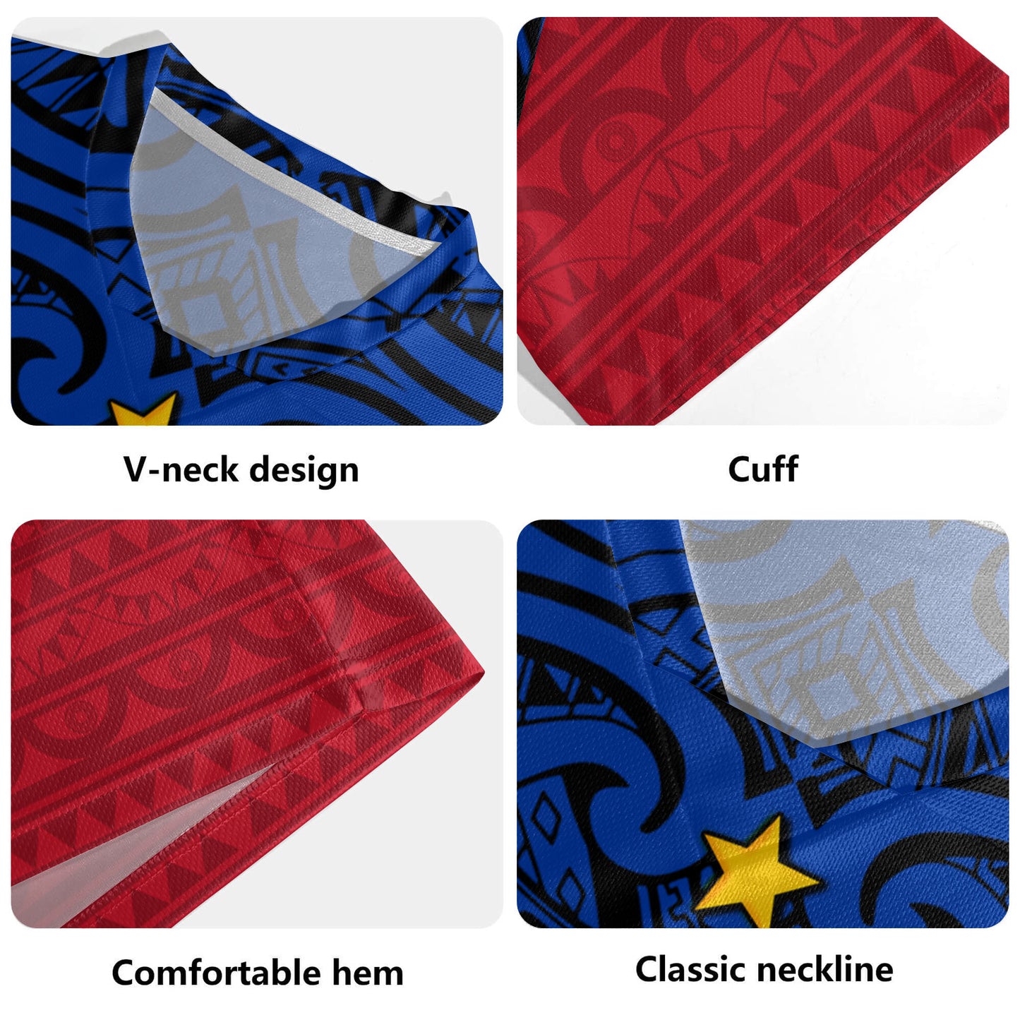 Philippines Filipinos Custom Personalised Rugby Jersey San Francisco Tribal Patterns Style