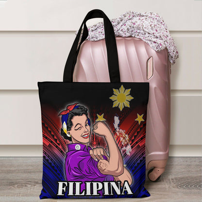 Philippines Filipino Proud Filipina Style Tote Bags