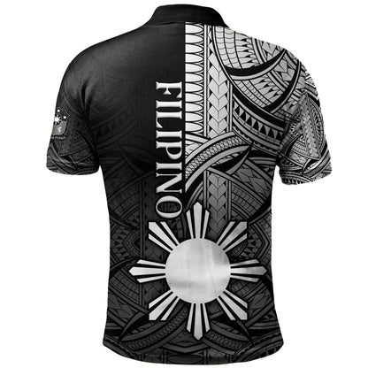 Philippines Filipinos Polo Shirt Cool Filipino Tribal Tatau Style