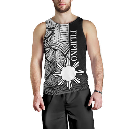 Philippines Filipinos Tank Top Cool Filipino Tribal Tatau Style