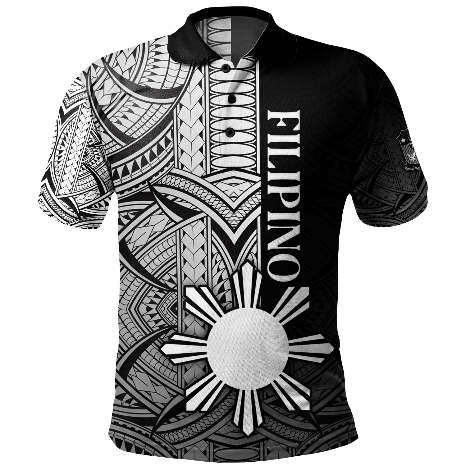 Philippines Filipinos Polo Shirt Cool Filipino Tribal Tatau Style