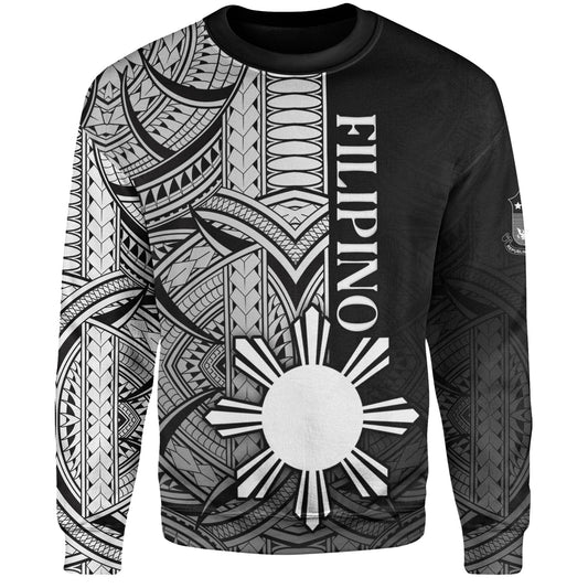 Philippines Filipinos Sweatshirt Cool Filipino Tribal Tatau Style
