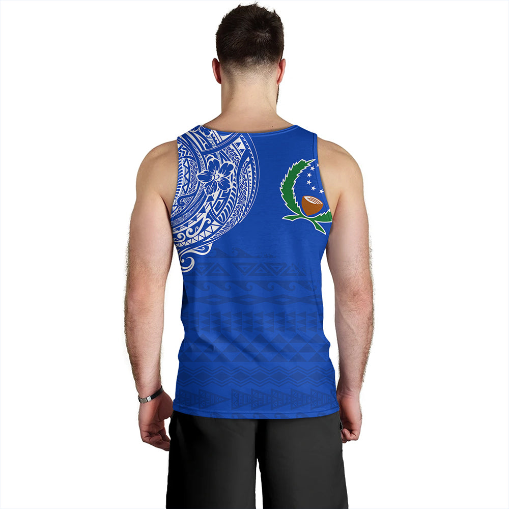 Pohnpei State Tank Top Polynesian Flag With Coat Of Arms